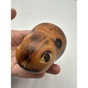 Hand-Carved Peruvian Mouse Gourd – Unique Folk Art, Intricate Design